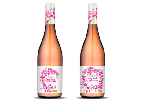 Création étiquette de vin rosé