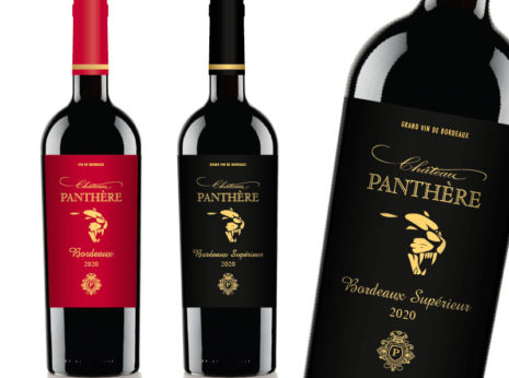 Création des étiquettes de vin Château Panthère en Bordeaux et Bordeaux Supérieur