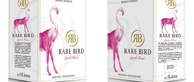 Bag in box de vin rosé