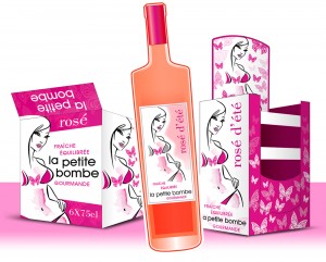 création d'une étiquette de rosé