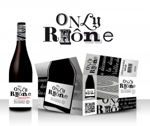 Création de l'étiquette de vin Only Rhône