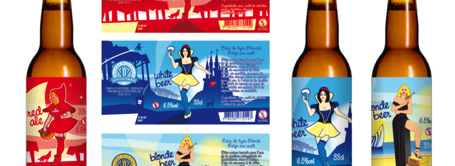 Création étiquettes de bière