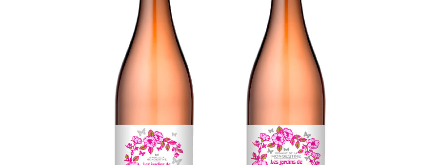 Création étiquette de vin rosé