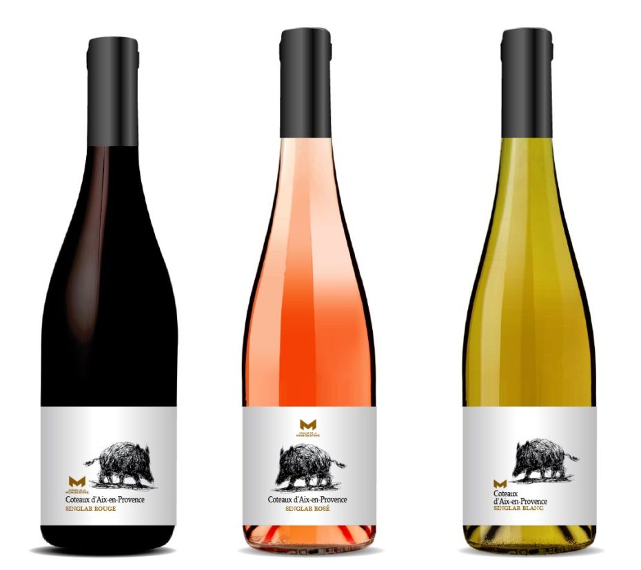Création des étiquettes de vins en Coteaux d’Aix en Provence