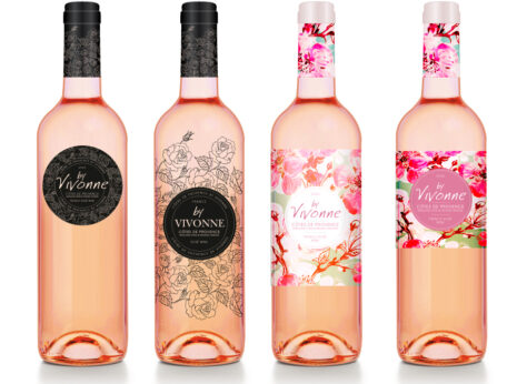 Etiquettes de Côtes de Provence rosé