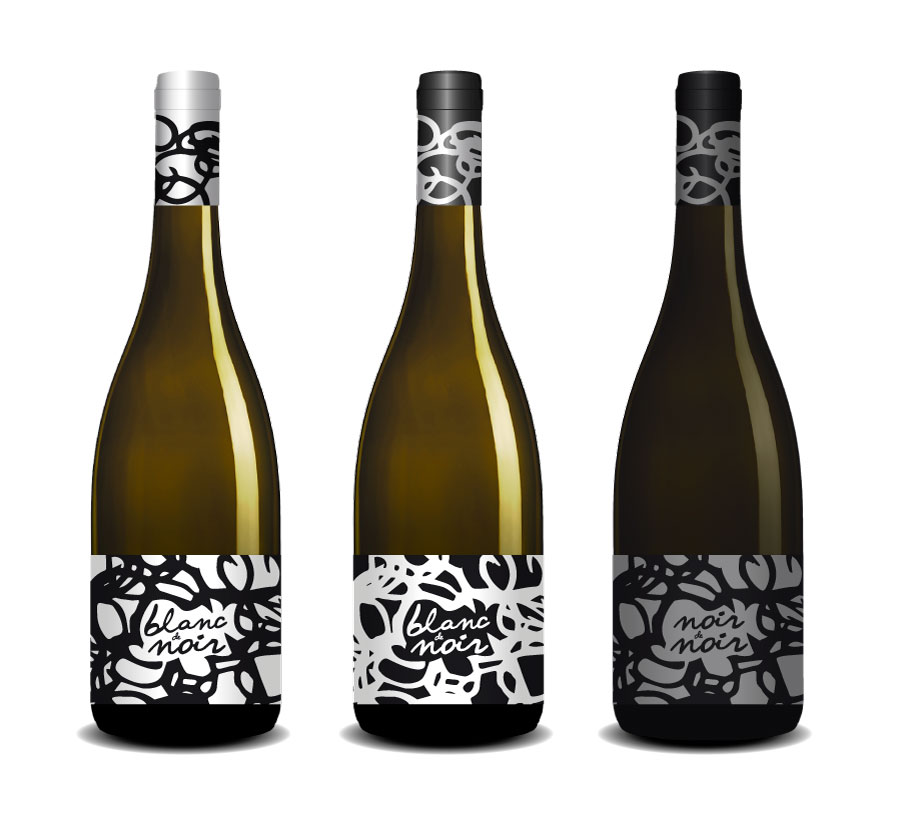 Design d Design étiquettes de vin IGP Atlantique